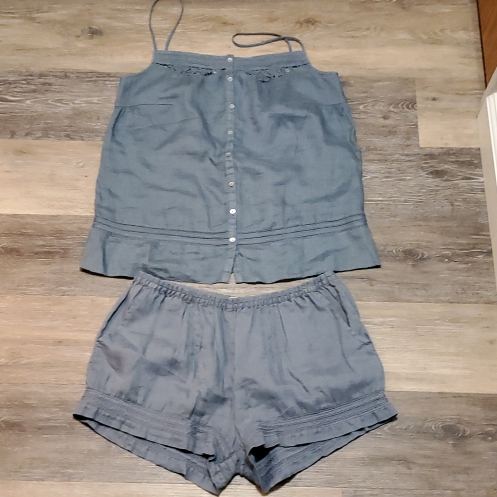 Massimo Dutti Pure linen outfit. Size S and M